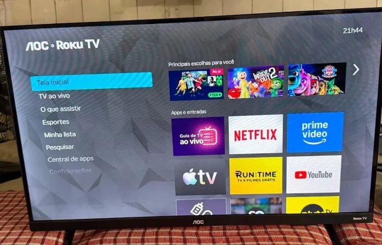 VENDO TV AOC 32 POLEGADAS SEMI NOVA - Foto 4