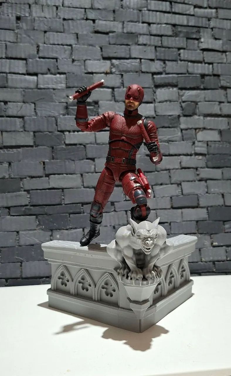 Marvel Legends Base Gargula para Homem Aranha, Demolidor, Cavaleiro da Lua, Batman e etc.. - Foto 4