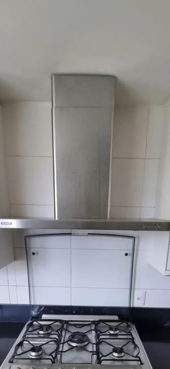 Exaustor TRAMONTINA, INOX, fixação parede, 127V, Largura 90cm, limpo, pronto para instalar