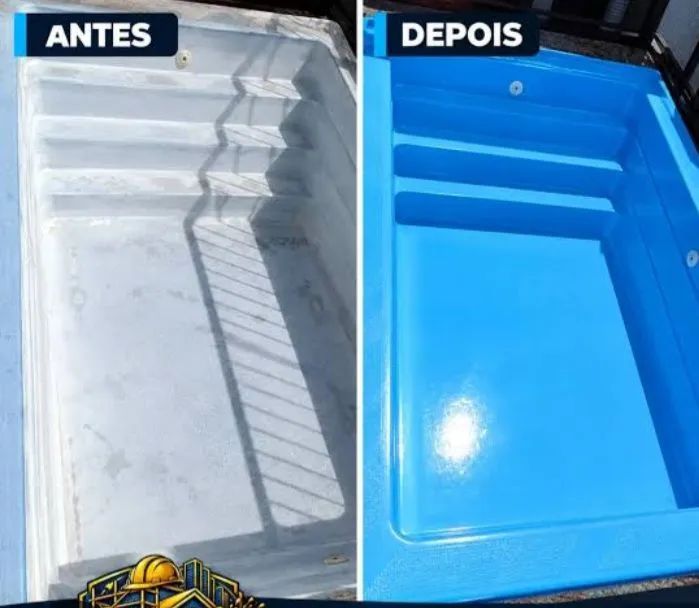 Serviço de pintura em piscina - Foto 2