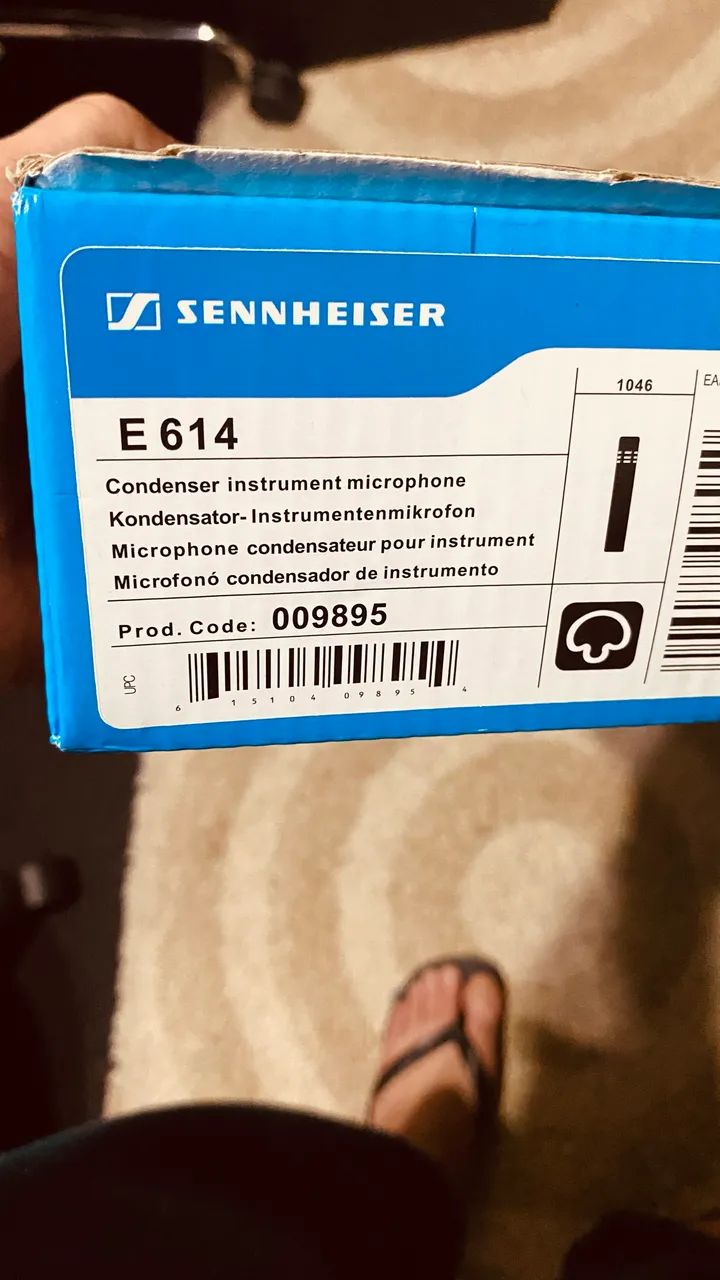 Microfone Sennheiser Evolution E 614 Condensador Supercardioide - Foto 2