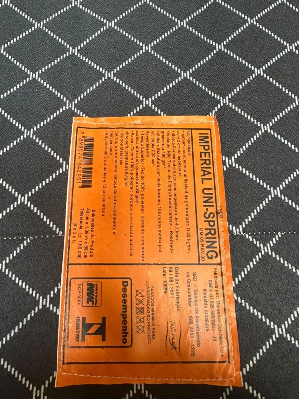 Vendo colchão cama solteiro quase nova  - Foto 3
