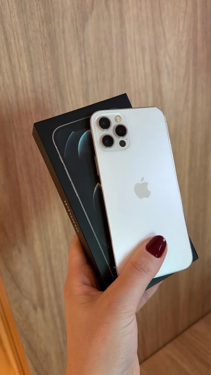 IPHONE 12 PRO 128GB SILVER | SEMINOVO - Celulares e Smartphones