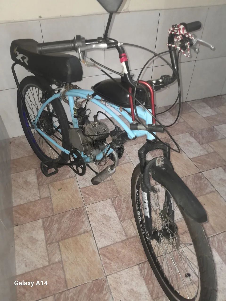 Bkke motorizada  2 tempos. Nova demais  - Foto 2