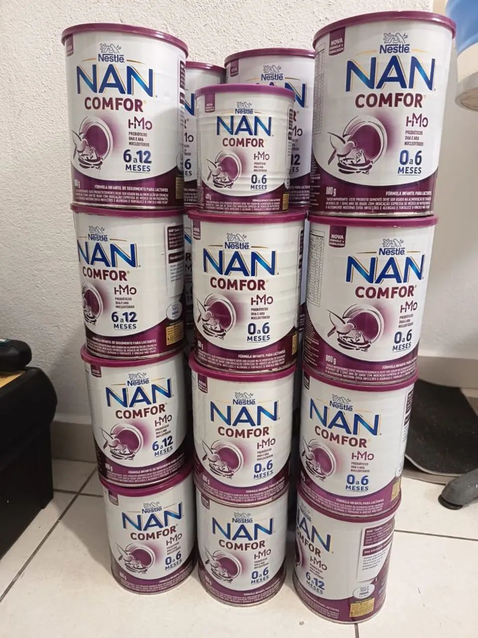 lata de leite nan