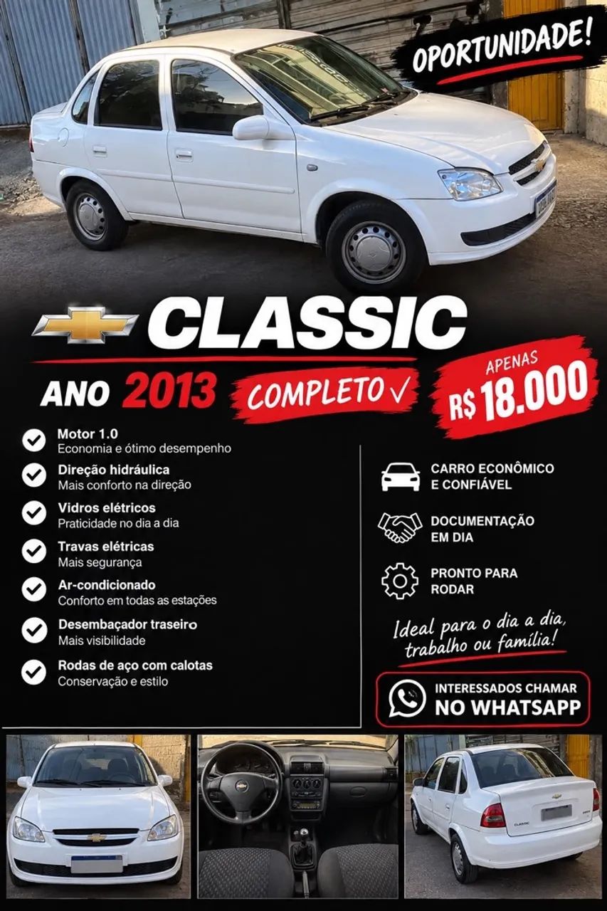 Chevrolet Classic Classic Life/LS 1.0 VHC FlexP. 4p 2013