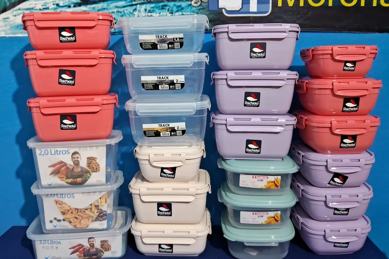 Kit potes com trava 35 reais