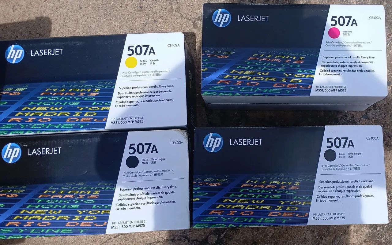 Toner hp 507a original novo. 