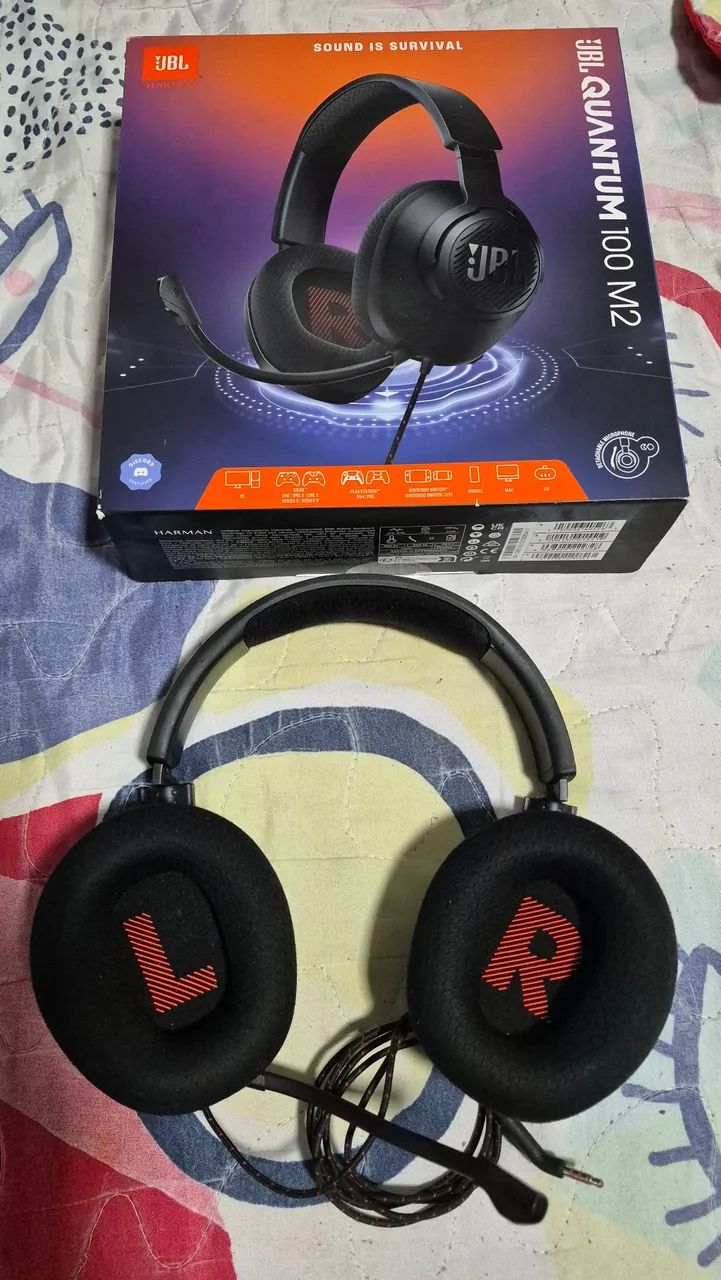 Fone Jbl Quantum 100 M2 Impecável  - Foto 3
