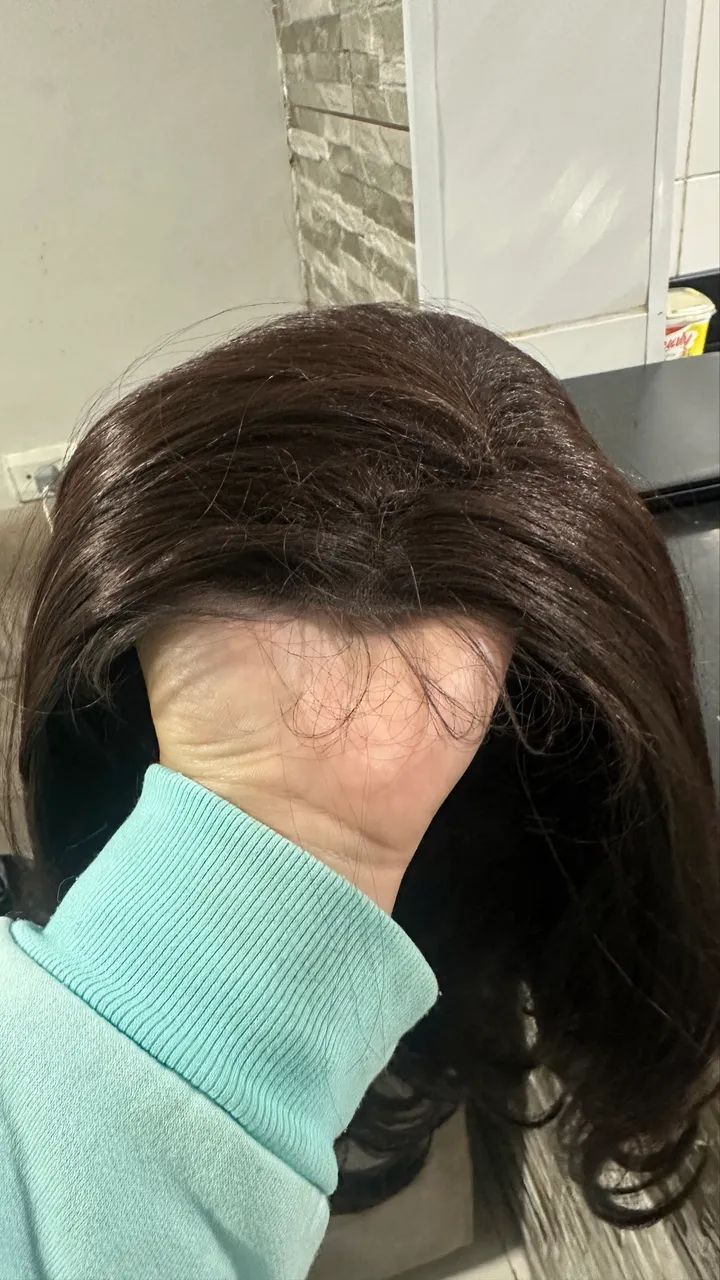 Lace Castanha Fibra Premium com Pontas Modeladas - Excelente estado - Foto 4