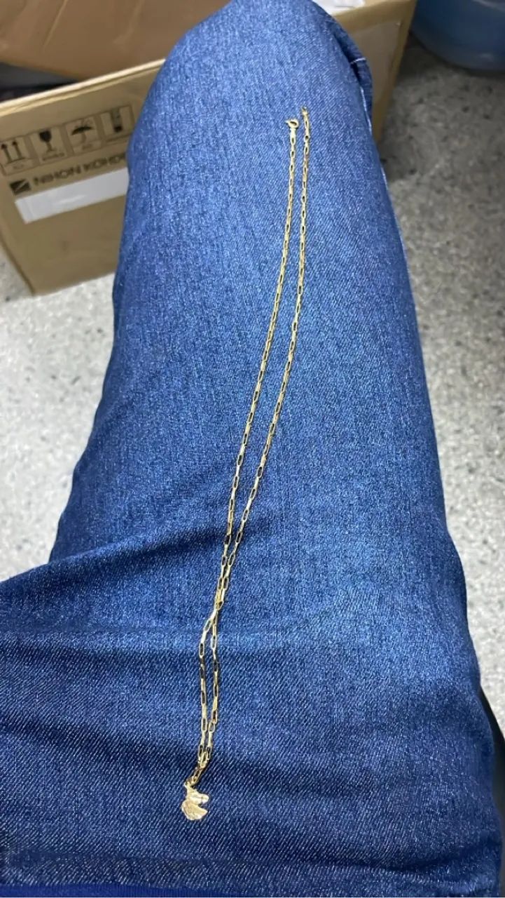 CORRENTE DE OURO COM PINGENTE 3,3g - Foto 2