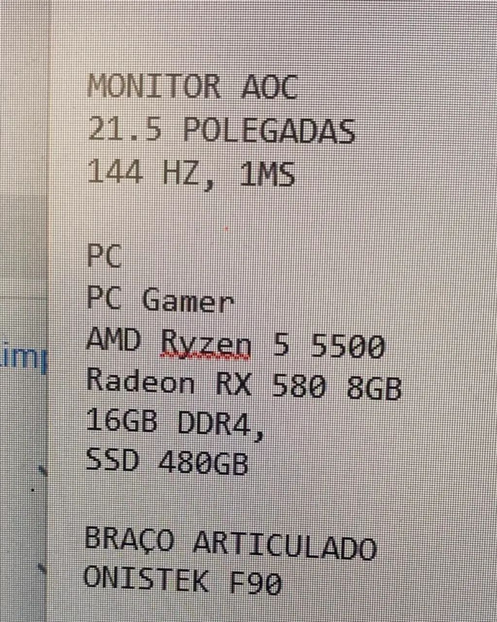 PC GAMER + MONITOR AOC - Foto 2