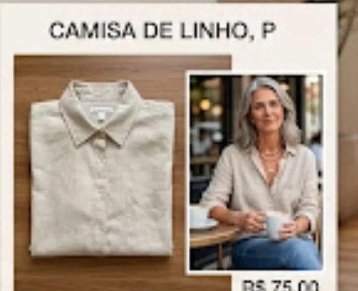 Camisa linho off 