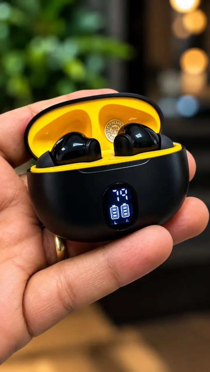 FONE TWS COM VISOR DIGITAL