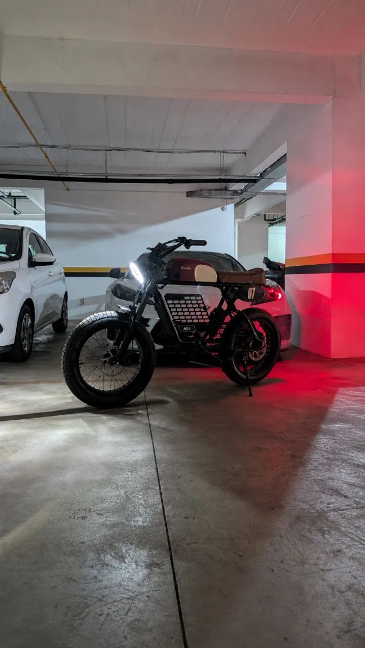 Bicicleta elétrica estilo café racer - Foto 2