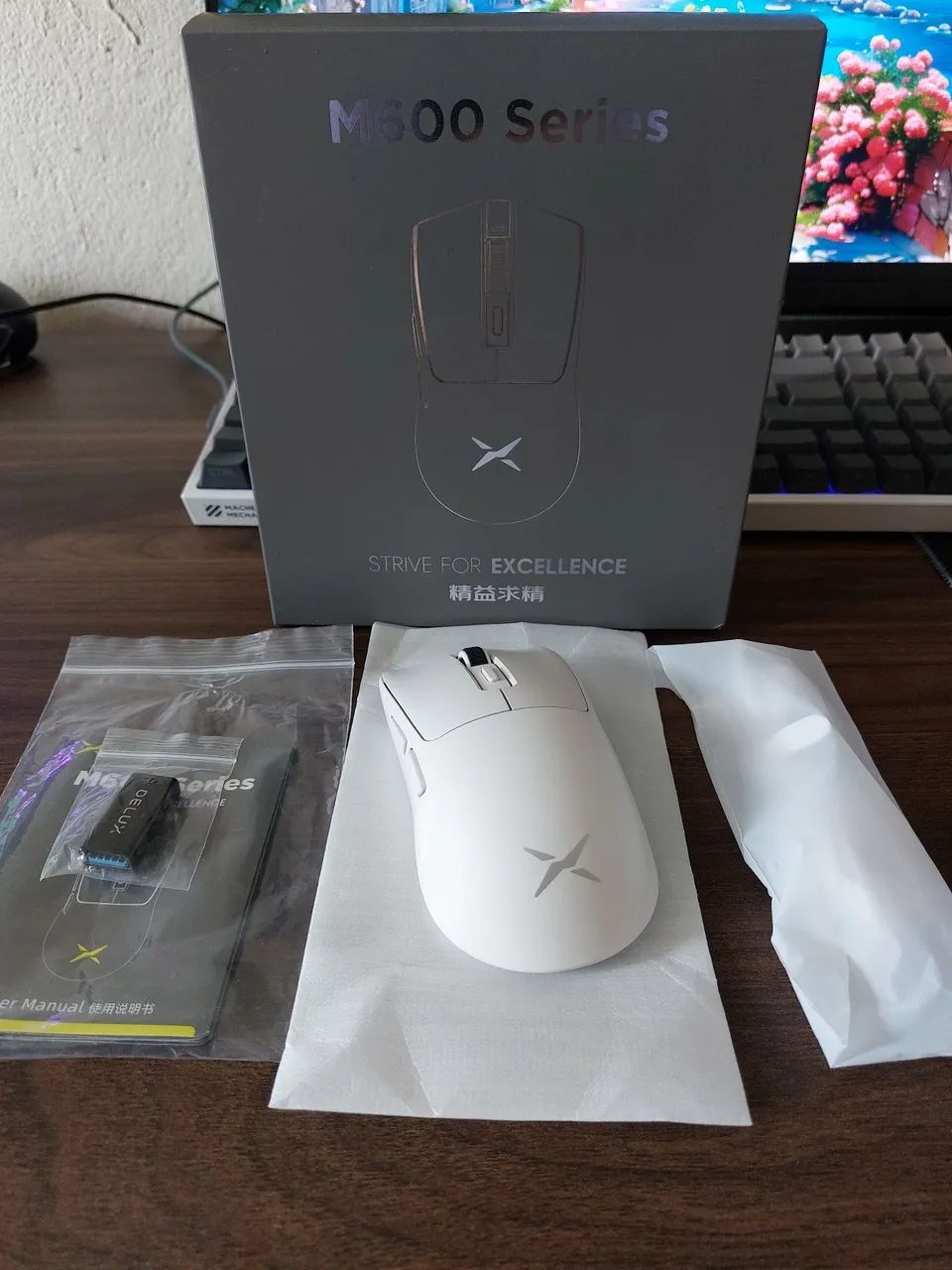 Mouse sem fio Delux M600  - Foto 4