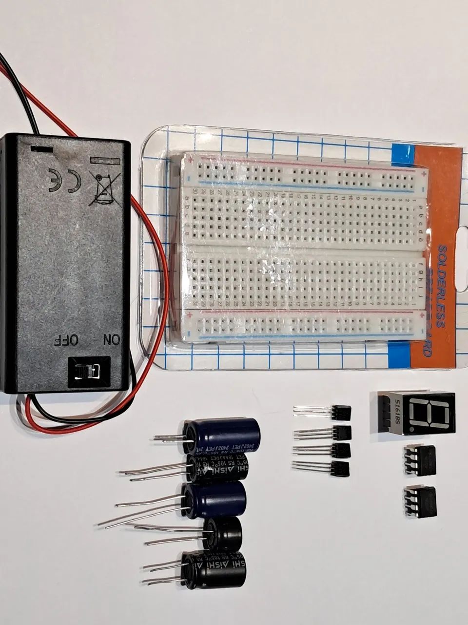 Kit Eletrônica com protoboard e componentes - Foto 2