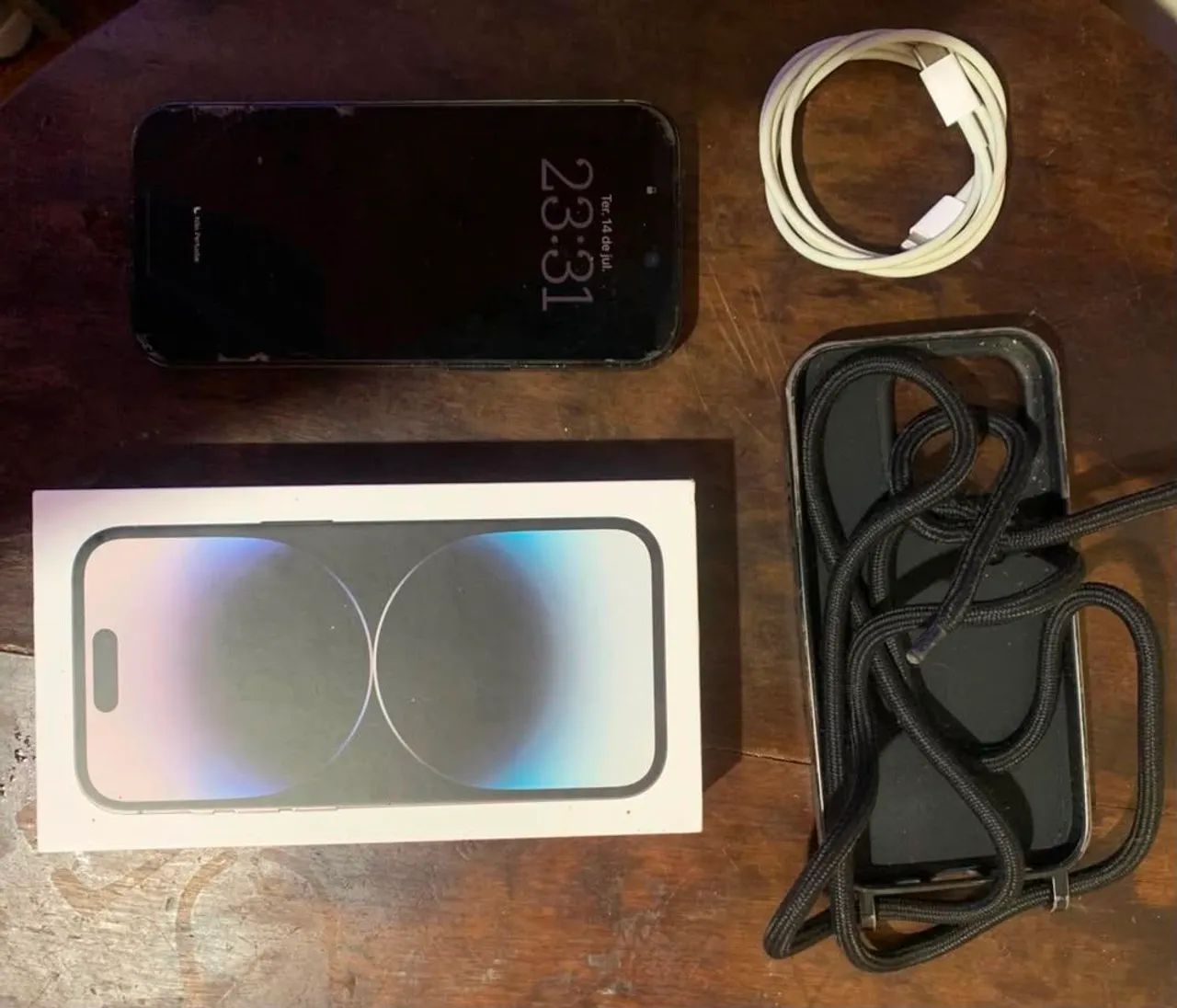 iPhone 14 Pro 256 GB Preto - Excelente Estado + Caixa Original - Foto 2