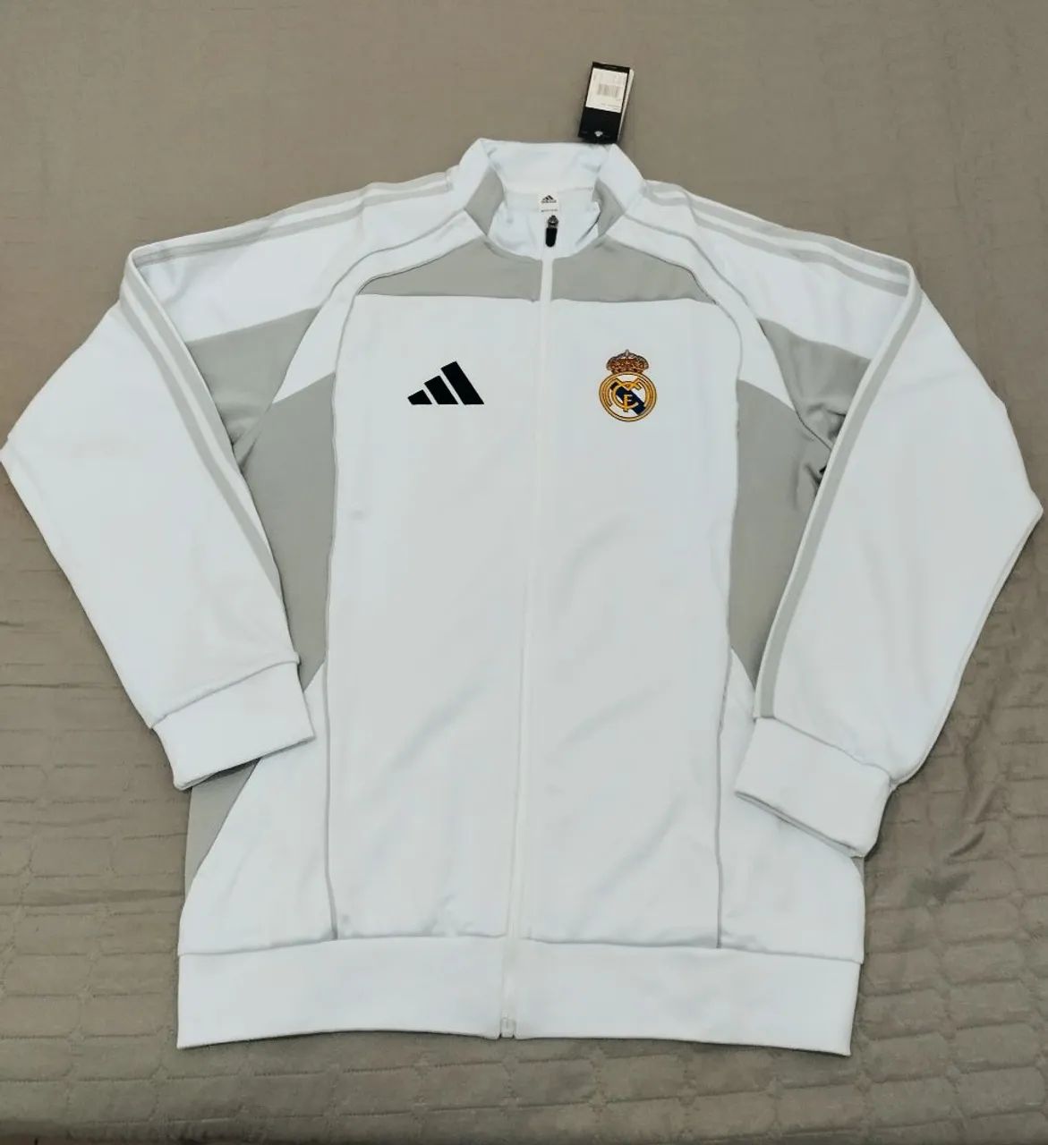 Conjunto De Time Real Madrid Performance  Branco  - Foto 2