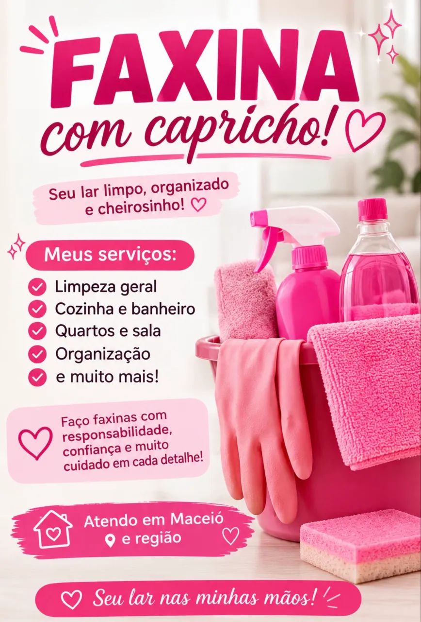 Faço faxina 