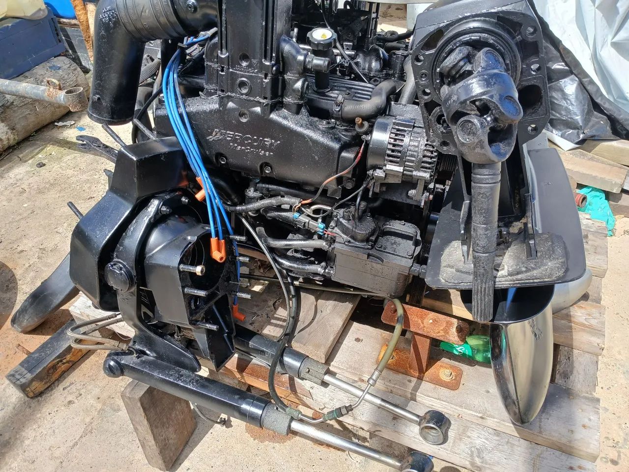 Motor mercury 5.0 com rabeta - Foto 2