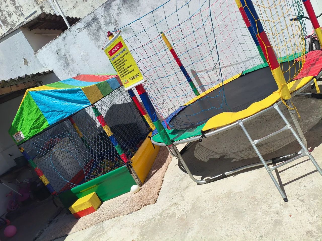 BARRACA PARA EVENTOS , PULA PULA, PISCINA E ALGODAO 