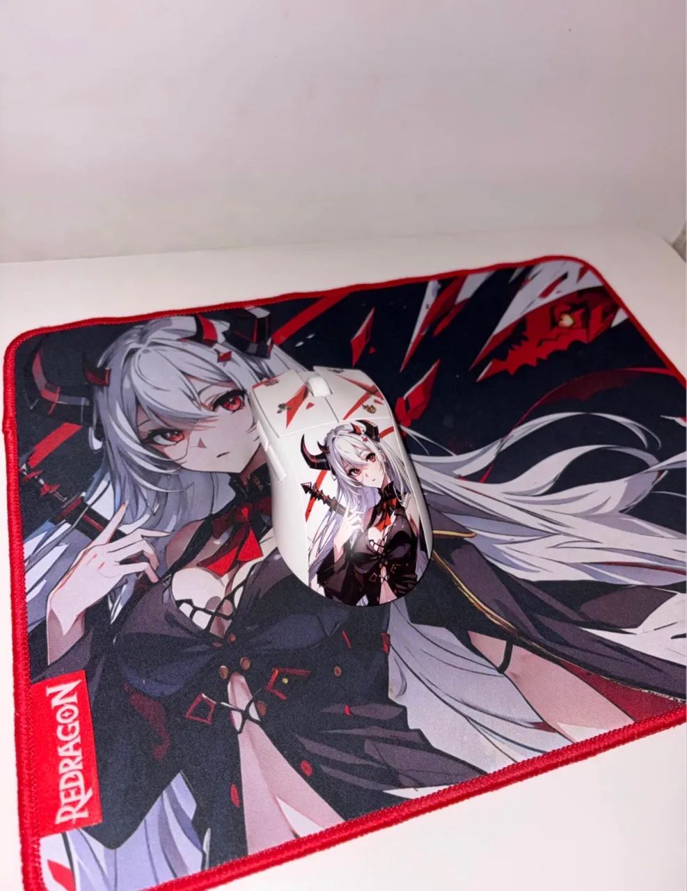 Mouse + Mousepad Redragon com sensor PAW edição limitada REDRAGON King Pro EISA sem fio - Foto 2