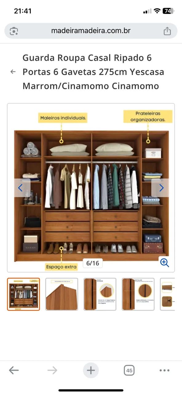 Vendo Guarda roupa  - Foto 4