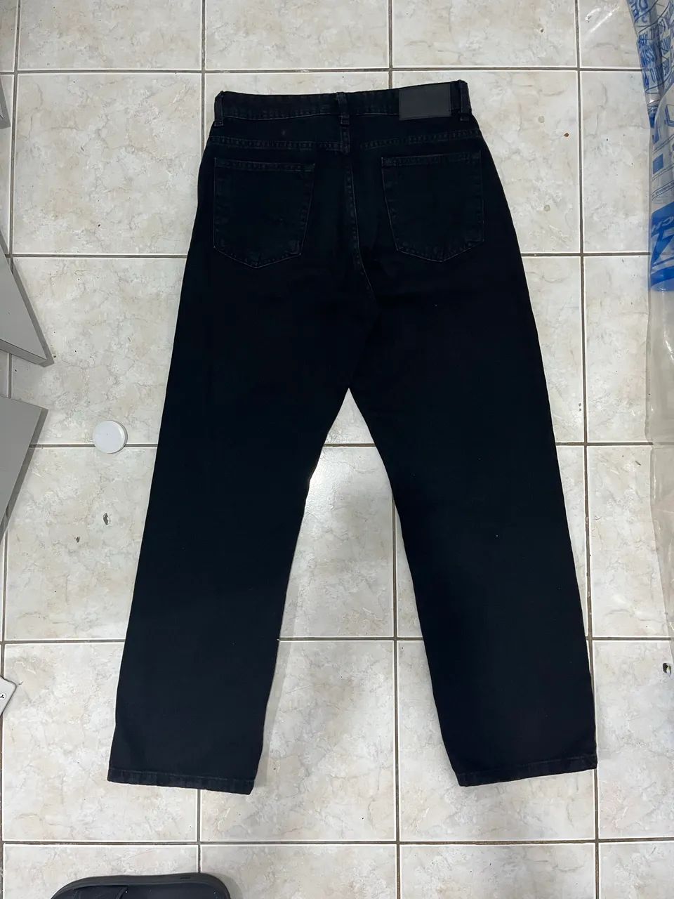 CALÇA BAGGY C&A Nº 38 PRETA - Foto 2
