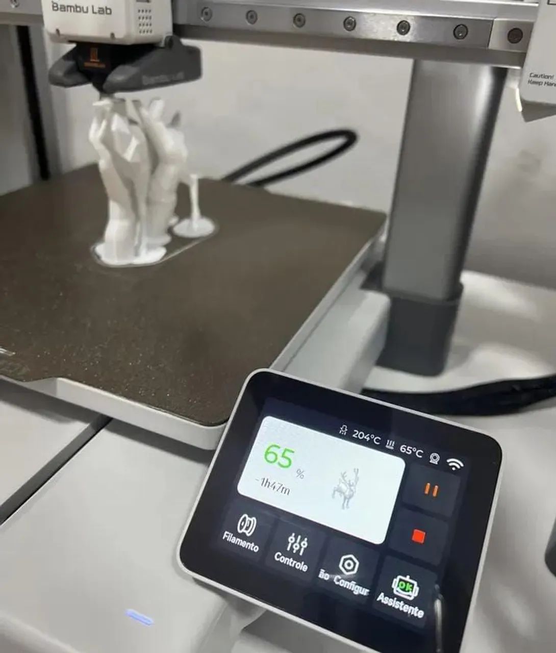 Impressora 3d nova bambu lab a1 com ams