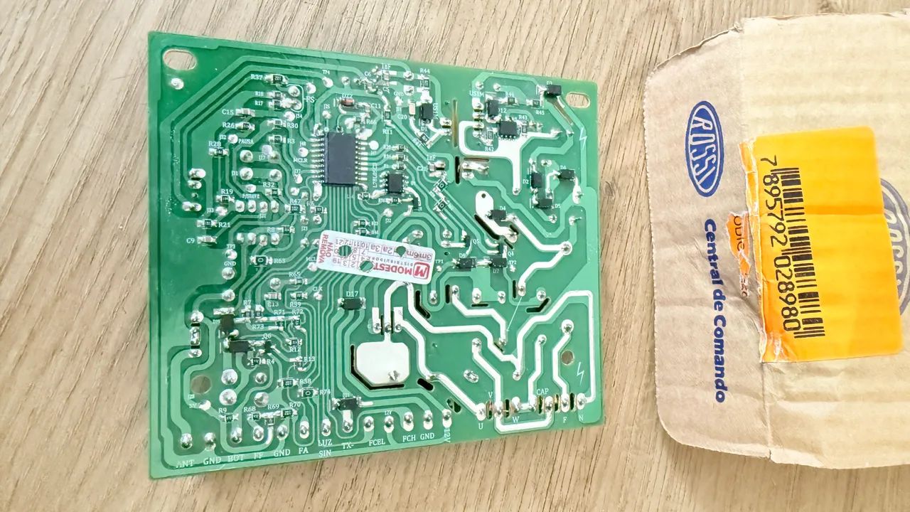 Placa motor de correr