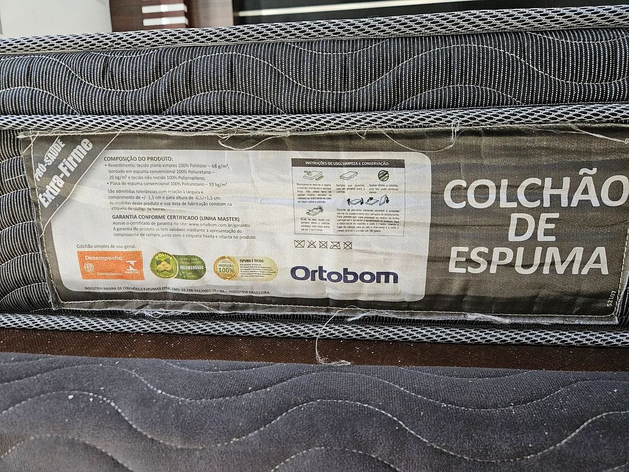Cama com colchao Ortobom King Size + base - Foto 3