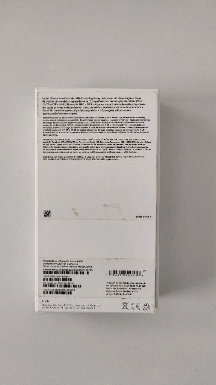 Caixa de iPhone XR "somente a caixa" - Foto 2