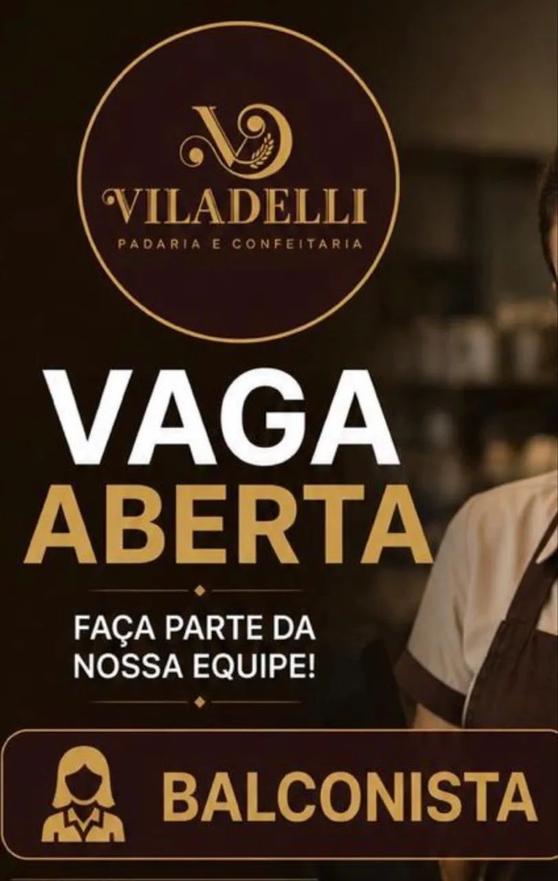 Balconista de Padaria 
