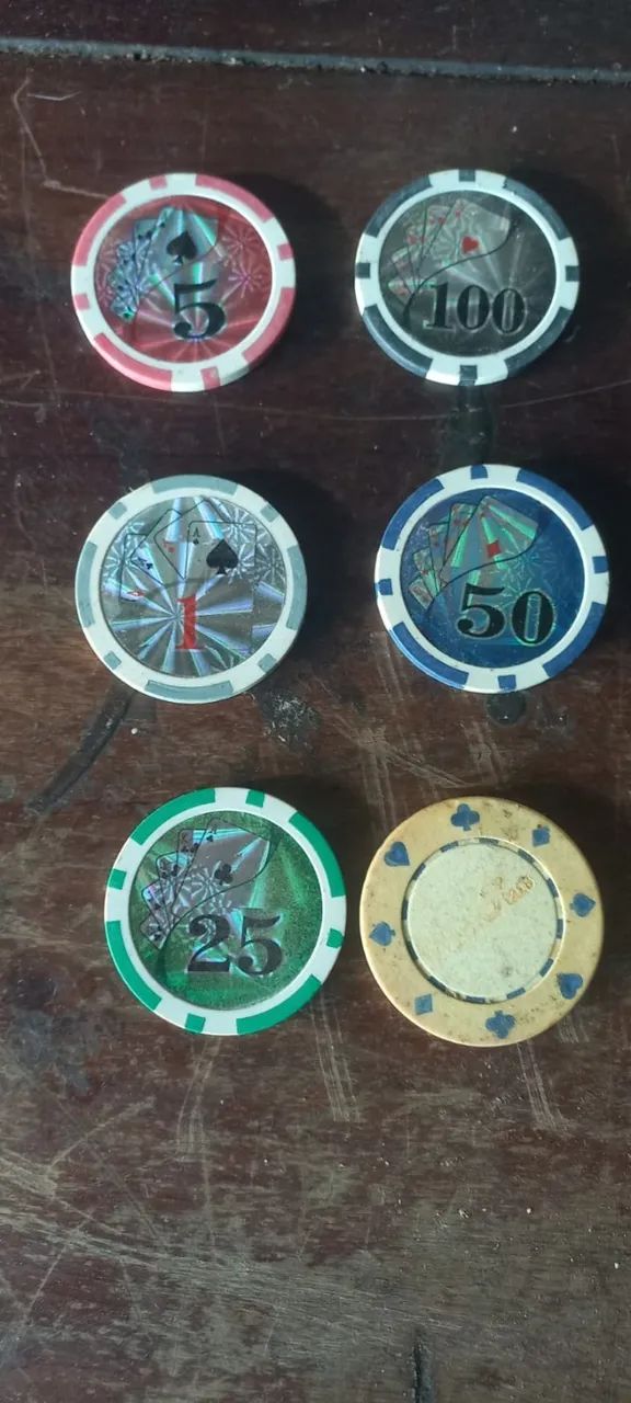 100 Fichas de Poker Texas Hold - Foto 4