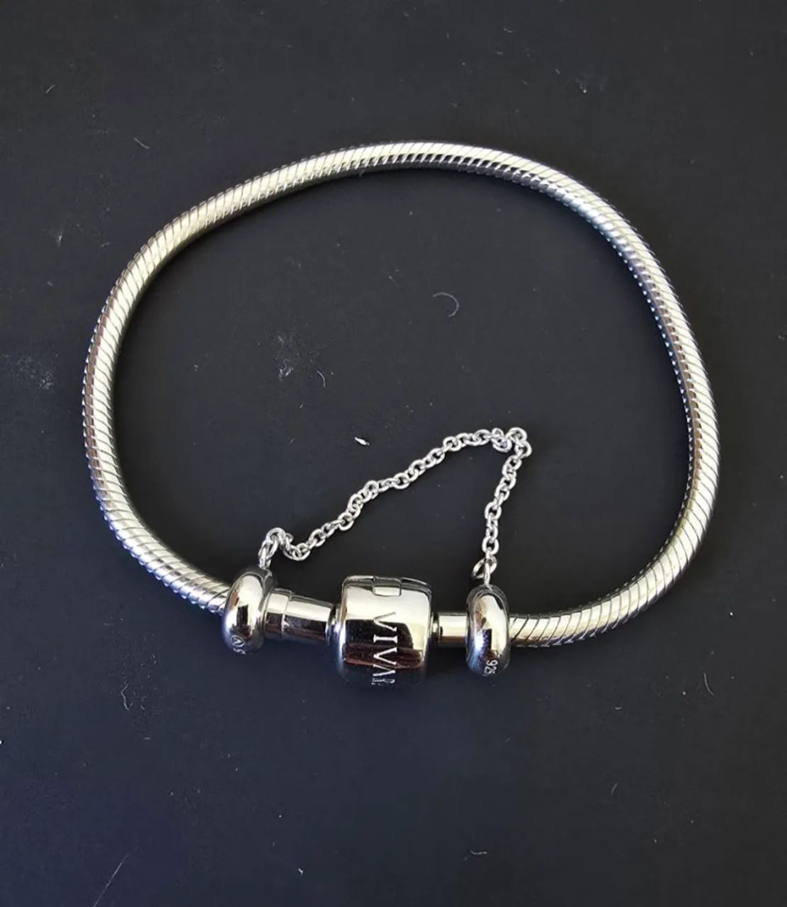 Pulseira Berloques Life 18cm em Prata 925