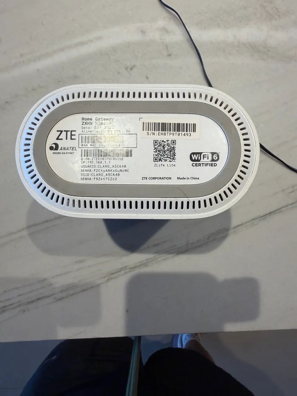 Roteador Mesh Wi-Fi-6 ZTE h3601 - Foto 3