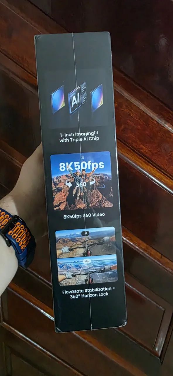 Insta360 X6 Essentials Bundle com Bastão e Bateria Extra Lacrada - Foto 3
