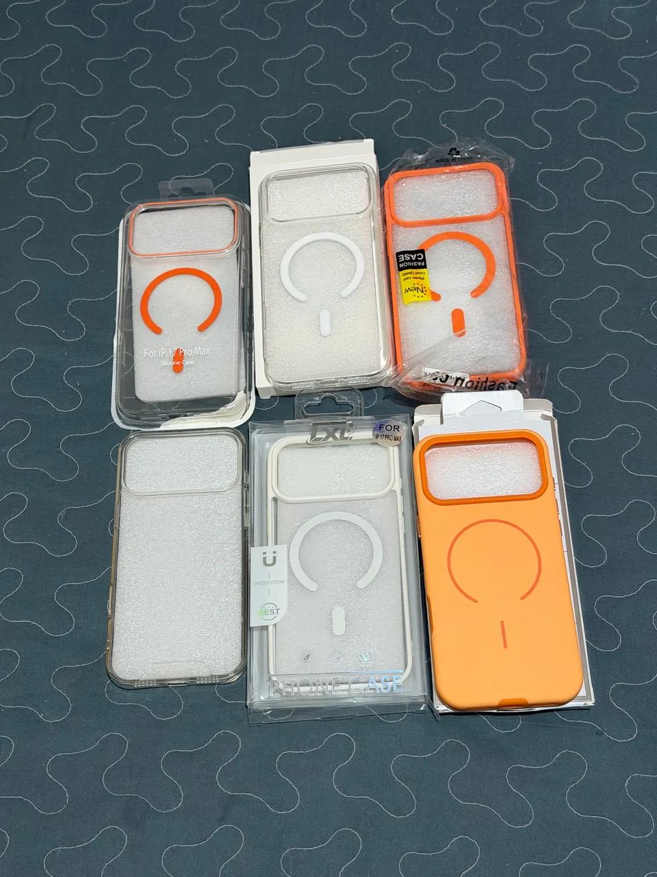 6 capinhas do iPhone 17 pro Max 