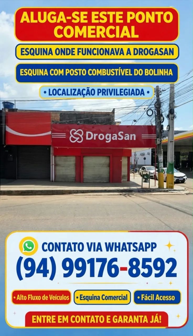 Alugo ponto comercial - cidade nova