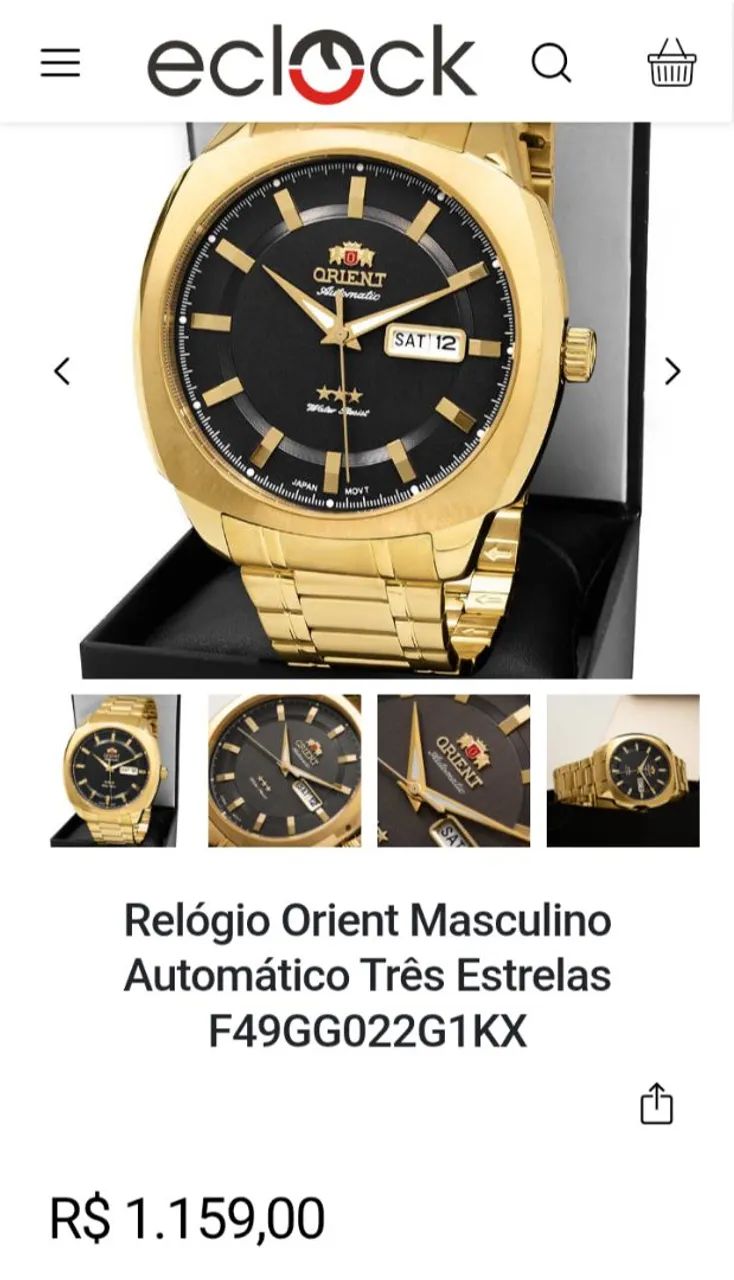 Relógio orient 3 estrelas automático  - Foto 3