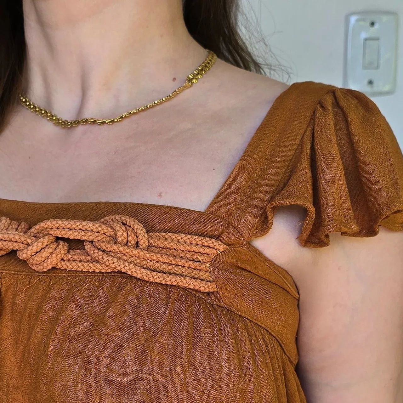 Cropped viscose terracota - Foto 4
