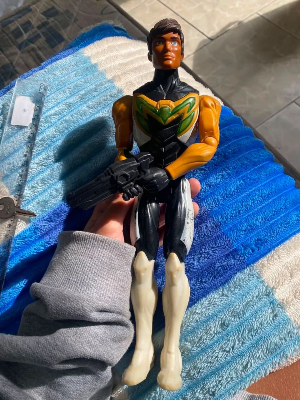 Boneco 30cm Max steel articulável