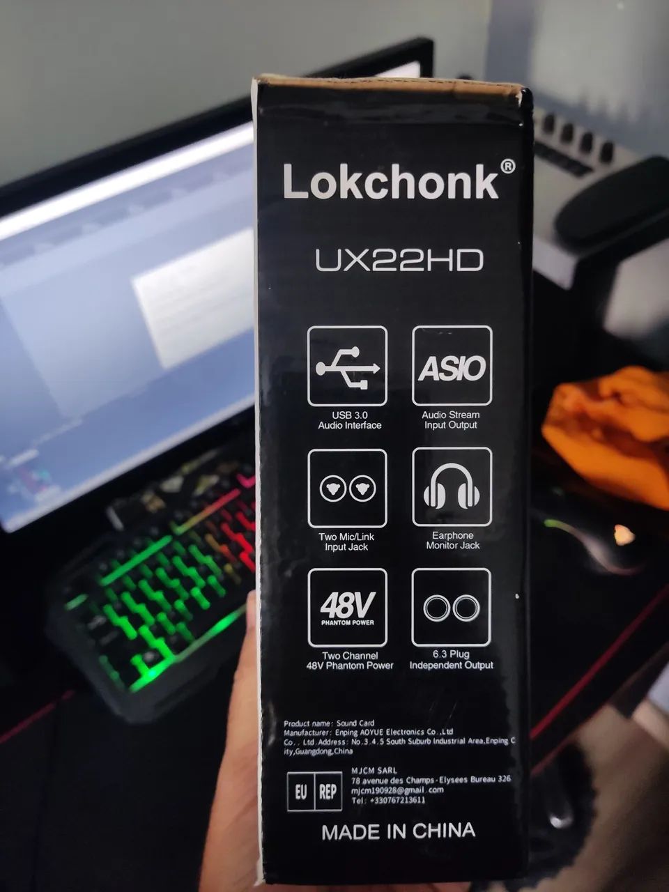 Interface de áudio Lokchonk UX22HD - Foto 5