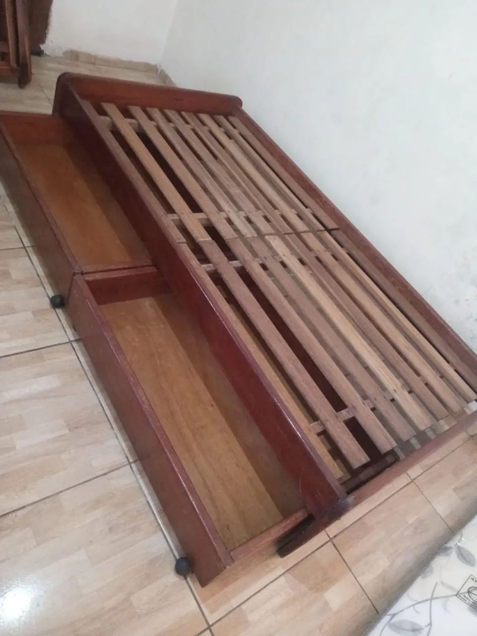 Cama solteirão de angelim pedra  - Foto 5