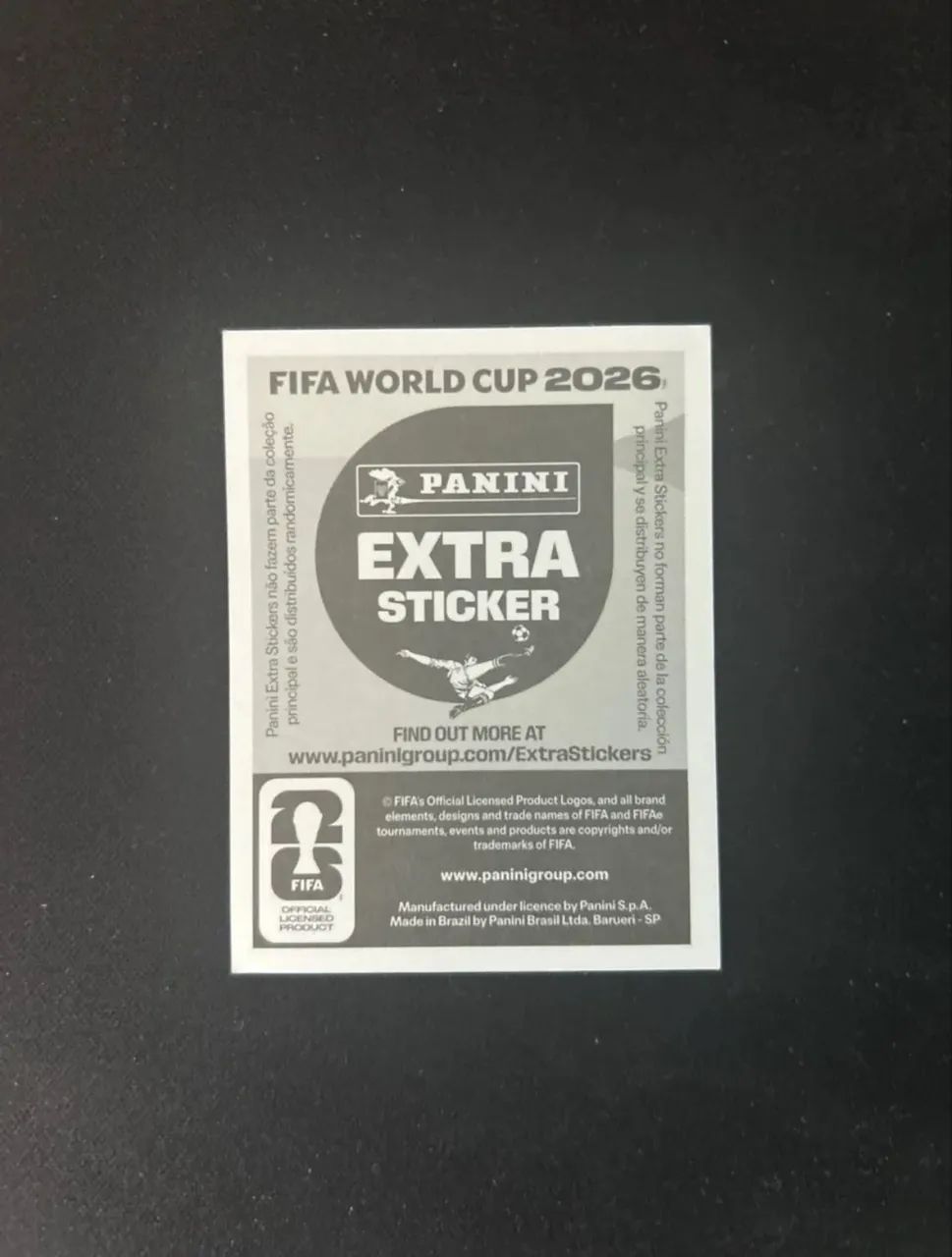 Jude Bellingham Roxa Base Panini Copa do Mundo 2026 - Nova - Foto 2