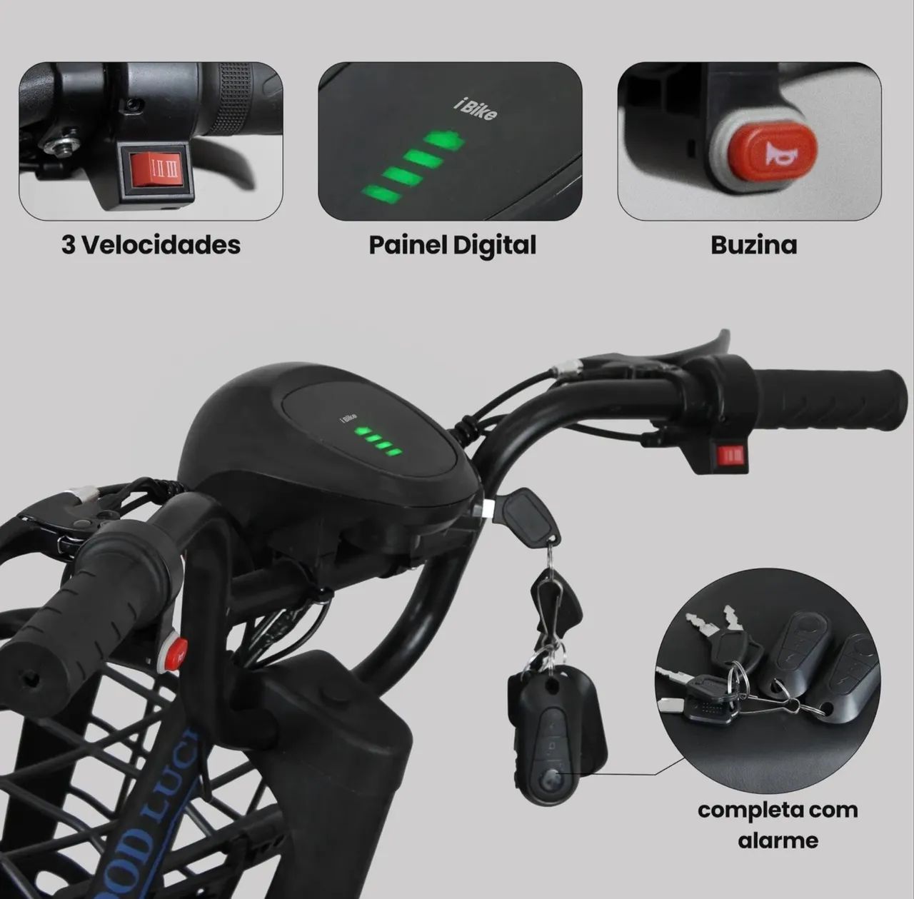BICICLETA ELÉTRICA SCOOTER  - Foto 4