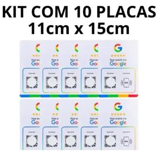Pack de Placas de Google tags