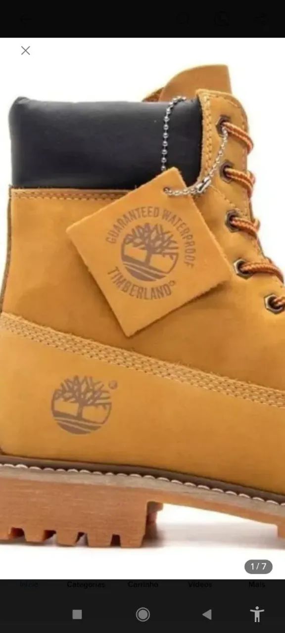 Calçado bota Timberland masculino  - Foto 5