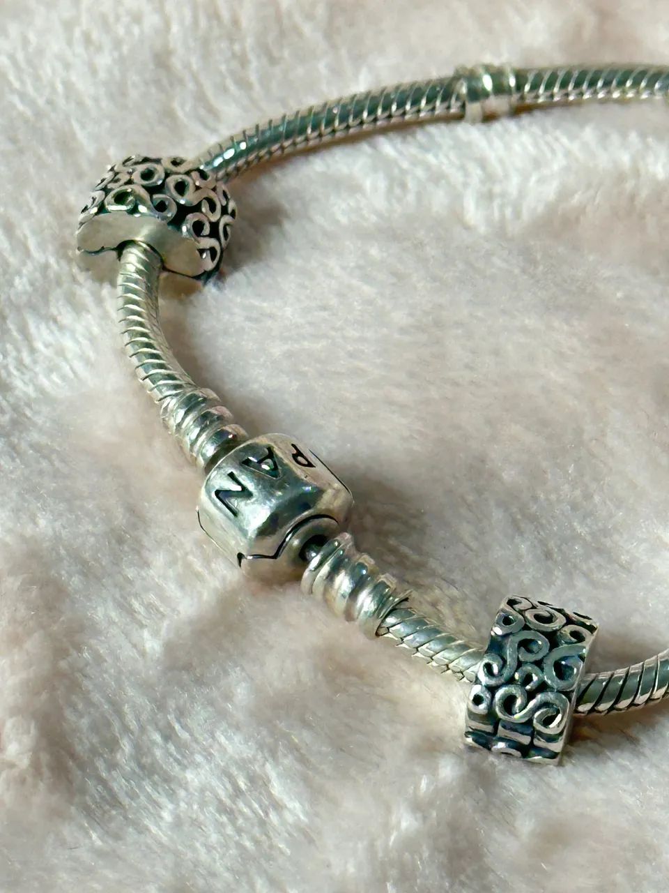 Bracelete Pandora Prata 925 - Foto 2